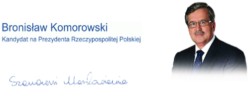 List Bronisława Komorowskiego do mieszkańców Marek