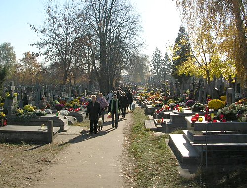 Marecki cmentarz - listopad 2005